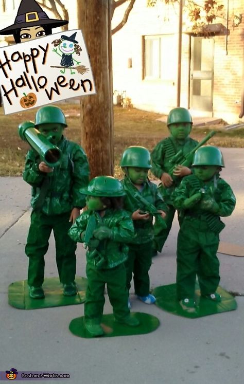 Army Man Costume, Army Men Costume, Kids Army Costume, Diy Costumes Men, Army Toys, Sgt Slaughter, Army Costume, Kids Army, Army Men Toys