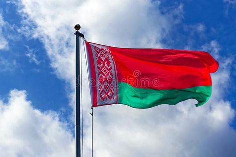 Belarus Flag, Flying Flag, Flag Photo, Belarus, Eastern Europe, The Republic, Wind Sock, Stock Images, Design Ideas