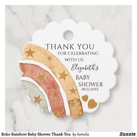 Rainbow Boho Baby Shower Ideas, Baby Shower Rainbow Theme, Rainbow Baby Shower Ideas, Rainbow Baby Shower Theme, Sprinkle Baby Shower Girl, Alabama Baby, Baby Shower Souvenirs, Baby Shower Gift Bags, Baby Shower Tags