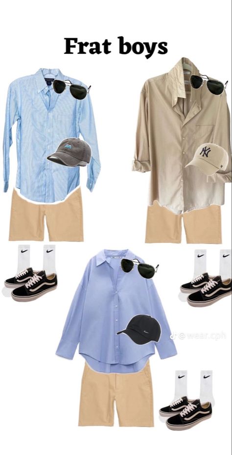 Frat Boys Halloween Costume, Frat Boy Costume, Frat Boy Outfit, Frat Outfits, Halloween Costumes For Big Kids, Fun Halloween Outfits, Frat Boys, Trio Costumes, Spirit Week Outfits