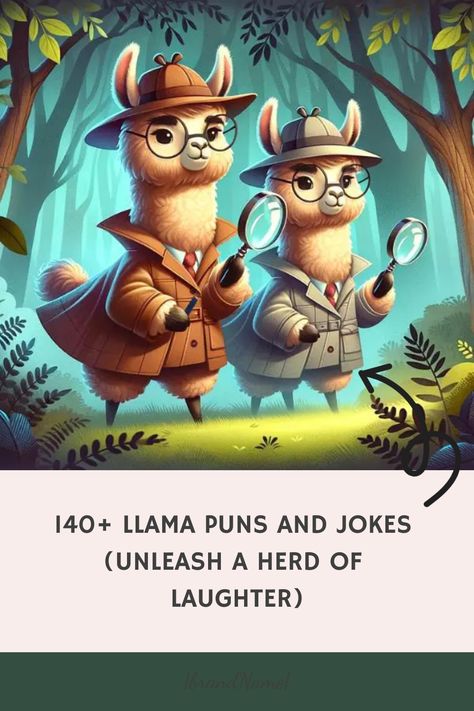 Welcome to the ultimate collection of llama puns that are guaranteed to make you spit... with laughter! Llamas are not just adorable and fluffy creatures; th Llama Jokes, Elephant Puns, Llama Puns, Vegetable Puns, Bird Puns, Fruit Puns, Alpaca My Bags, Witty One Liners, Animal Puns