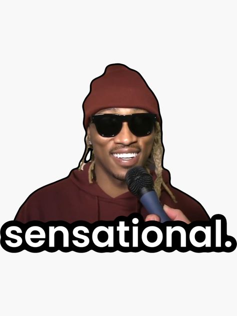 "Future Sensational" Sticker for Sale by YeezusEra | Redbubble Future Sensational, Cool Stickers, For Sale, Quick Saves