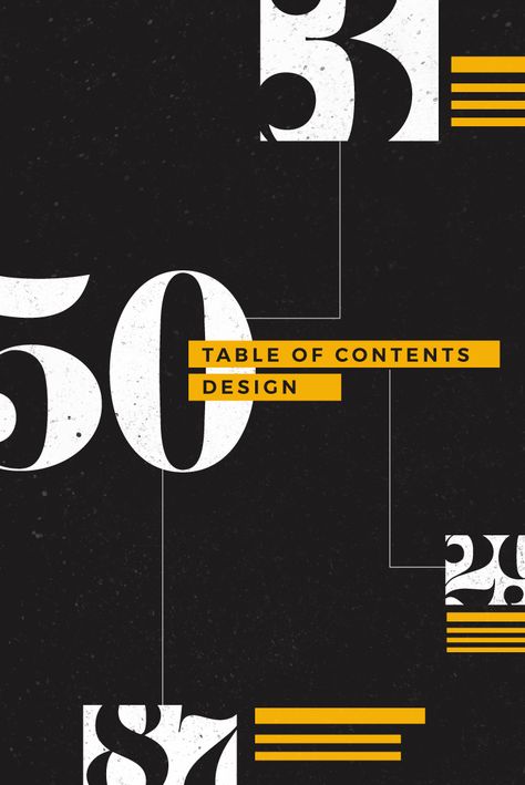 Designing the Perfect Table of Contents: 50 Examples to Show You How Table Of Contents Design, Best Design Books, Contents Layout, Buch Design, Magazine Layout Design, Layout Design Inspiration, Publication Design, Contents Design, Book Design Layout