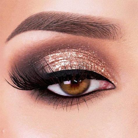 Festive Ideas for Hazel Eyes Makeup picture 2 Make Up Diy, Make Up Designs, Wedding Hairstyles And Makeup, Hazel Eye Makeup, Wedding Eye Makeup, Gold Eye Makeup, Dip Brow, Eye Makeup Pictures, Cool Makeup Looks