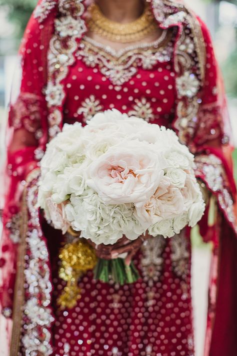 Desi Wedding; Ivory & Blush Bouquet  www.significanteventsoftexas.com Desi Wedding Bouquet, Indian Bride Bouquet, Asian Wedding Bouquet, Brides Flowers Bouquet, Blush Bouquet, Desi Bride, Desi Wedding, South Asian Wedding, Ivory Wedding