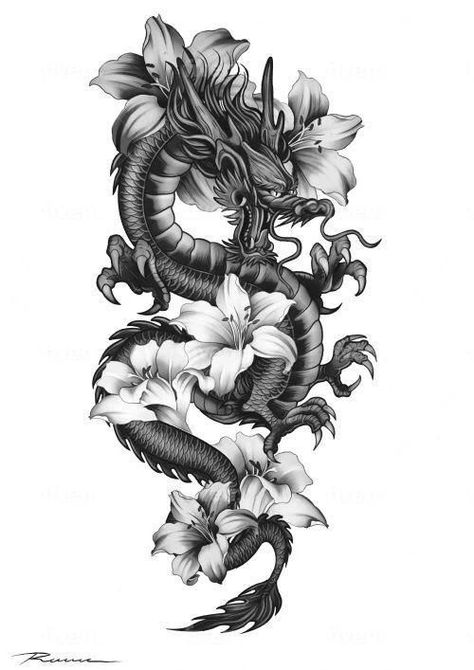 A Sleeve Tattoo, Dragon Tattoo Shoulder, Arm Cover Up Tattoos, Portrait Tattoo Sleeve, Dragon Tattoo Drawing, Unique Half Sleeve Tattoos, Cover Up Tattoos For Women, Shoulder Sleeve Tattoos, Dragon Tattoo Art