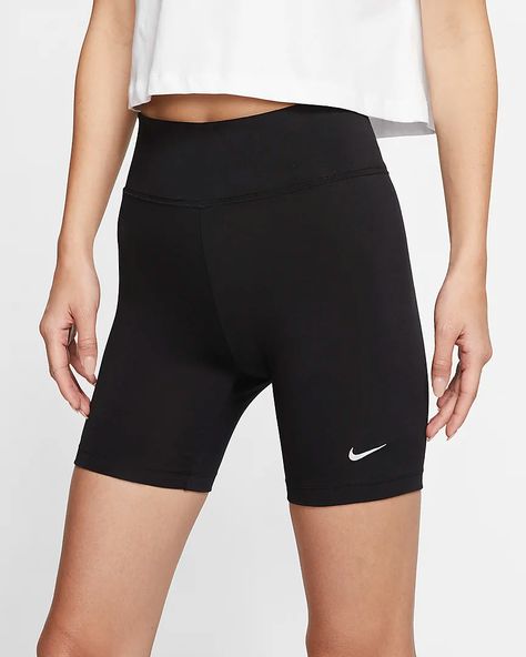 Nike Sportswear Leg-A-See Women's Bike Shorts. Nike NZ Sportswear Outfits, Short Weave, Nike Sportswear Women, Damen Outfit, Stretch Cotton Fabric, Womens Bike, Shorts Nike, Nike Store, Christmas 2020