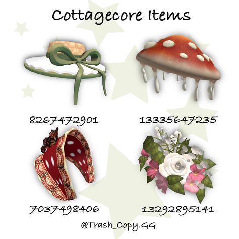 Roblox Avatar Ideas Cottagecore, Cottagecore Berry Avenue Codes, Roblox Accessory Id Codes, Roblox Cute Clothes Codes, Cottagecore Roblox Codes, Roblox Items Codes Accessories, Roblox T Shirt Cottagecore, Roblox Ugc Codes, Roblox Cottagecore Outfits