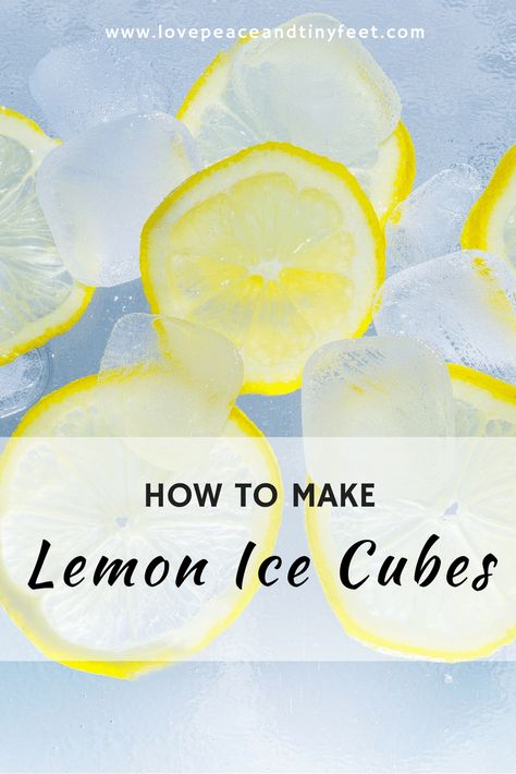 Lemon Ice Cubes, Star Ice Cubes, Southern Bbq, Juice Ice Cubes, Lemon Ice, Frozen Lemonade, Working Mums, Diy Projects For Kids, Ice Sculptures