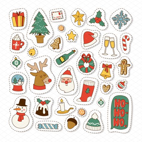 Christmas icons vector symbols #vector#card#celebration#winter Christmas Stickers Printable, Card Symbols, Christmas Symbols, Vector Symbols, Celebration Design, Winter Celebration, Xmas Sticker, Christmas Doodles, Winter Decoration