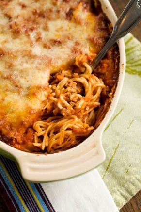 Baked Spaghetti Recipe, Paula Dean, Paula Deen Recipes, Baked Spaghetti, Baked Ziti, Think Food, Paula Deen, Lasagna Recipe, Spaghetti Squash