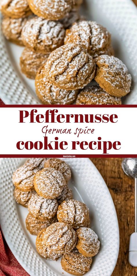 German Snickerdoodle Cookies, German Cookies Easy, European Cookies Christmas, Old German Honey Cookies, German Spiced Cookies, German Pepper Cookies, German Gingerbread Cookies Recipes, German Thumbprint Cookies, Spice Christmas Cookies