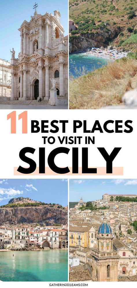 best places to visit in sicily Southern Italy Travel, Italy Trip Planning, Visit Sicily, Sicily Travel, Explore Italy, Italy Travel Tips, Italy Travel Guide, Sicily Italy, Southern Italy