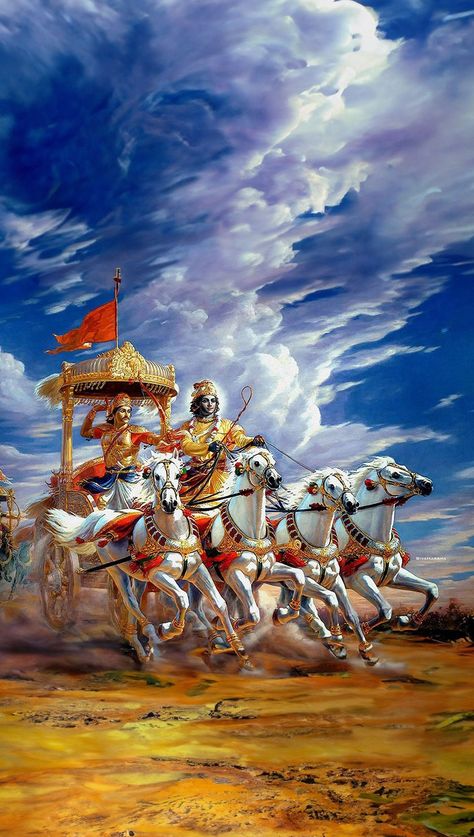 Krishna Kurukshetra Images, Kurukshetra Wallpaper, Mahabharata Krishna Images, Krishna In Kurukshetra, Mahabharata Wallpapers, Shree Ram Wallpaper, Lion Motivation, Shree Ram Photos, Radhe Shyam