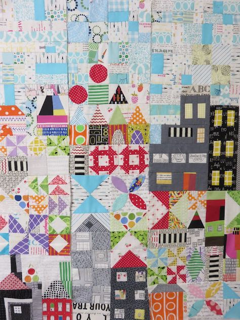 Small World Quilt, Jen Kingwell, Quilt In A Day, Triangle Square, An Arrow, Quilt Block Tutorial, Flying Geese, Small Words, Quilting Crafts