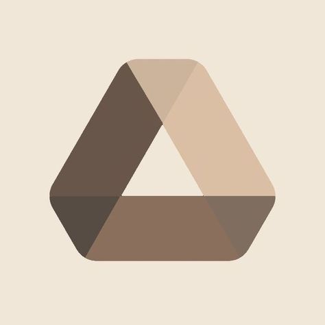 Icon de Google drive color crema Vintage Iphone Icons, Drive Icon Aesthetic, One Drive App Icon, Vintage Icons For Apps, Apple Icon Aesthetic, Customized App Icons, Notion App Icon, Beige Icons Aesthetic, Vintage Aesthetic App Icons