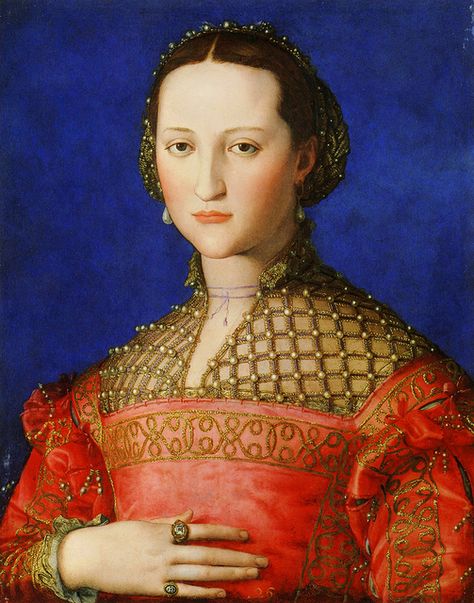 Agnolo Bronzino. Eleonora of Toledo as a Young Woman.1543.[Prague] Agnolo Bronzino, Don Pedro, Giovanni Boldini, Google Art Project, National Gallery, Caravaggio, Italian Art, Historical Costume, Art Google