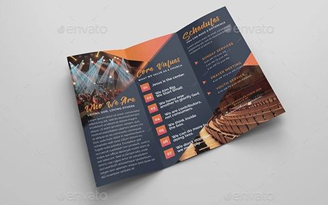 Church Brochure - 12+ Examples, Format, Pdf | Examples Church Brochure Design, Church Brochures, Brochure Sample, Elegant Brochures, Education Brochures, Brochure Examples, Church Branding, Pages Design, Trifold Brochure Design