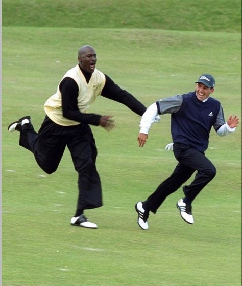 Michael Jordan Golf, Sergio Garcia, Golf Photos, 2000 Aesthetic, Vintage Trophy, Jordan Golf, Michael Jordan Pictures, Golf Inspiration, 90s Fits