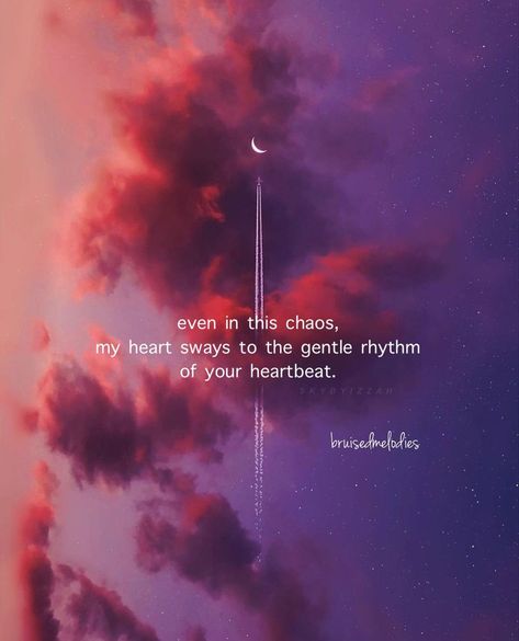 sk 🌺 on Instagram: “❝even in this chaos, my heart sways to the gentle rhythm of your heartbeat❞ . . . artwork source: @skybyizzah . . . follow @bruisedmelodies…” Gentle Quotes Heart, Heartbeat Quotes, Peace Quotes, Black Aesthetic Wallpaper, Black Aesthetic, In A Heartbeat, Aesthetic Wallpaper, Couple Goals, My Heart