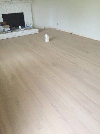 Whitewash Oak Floors, White Oak Floor Finishes, Natural Stain Hardwood Floors, Whitewashed Hardwood Floors, Hardwood Floors Colors Red Oak, Light Real Wood Floors, Refinished Hardwood Floors Before After White Oak, Bleached White Oak Floors, Natural Color Hardwood Floors