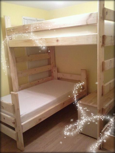 Custom Bunk Beds and Lofts Bunk Beds Diy, Full Over Full Bunk Beds, Rustic Bunk Beds, Bed Design Images, Full Size Bunk Beds, Beds With Storage, Childrens Bunk Beds, Custom Bunk Beds, Bunk Bed Plans