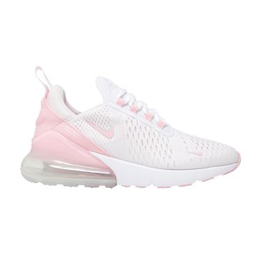 Wmns Air Max 270 'White Soft Pink' - FJ4575 100 Pink Air Max 270, Pink Airmax 270, Hot Pink Air Max 270, Cute Nike Air Max 270 Pink, Nike Air Max 270 Ponk, Nike Air Max 270 White, Red Air Max, Nike Air Max Pink, Girly Christmas Gifts