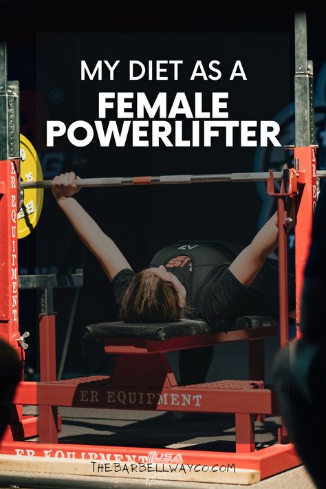 Women Powerlifting Motivation, Powerlifting Meal Plan, Weightlifting Diet For Women, Weight Lifters Meal Plan, Powerlifting Women Quotes, Female Bodybuilding Workout, Powerlifting Women Workout, Beginner Powerlifting Program, Women Powerlifting