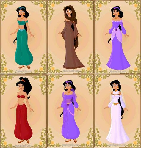 Princess Jasmine outfits Princess Jasmine Outfits, Disney Character Inspired Outfits, Aladdin Cosplay, Outfits Cartoon, Princess Jasmine Dress, Joker Halloween Costume, Joker Halloween, Disney Themed Outfits, Disney Jasmine