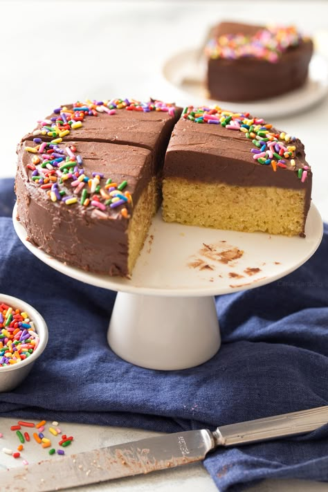 Small 6 Inch Yellow Cake For Two - Homemade In The Kitchen Yellow Cake For Two, Six Inch Bundt Cake Recipes, Mini Yellow Cake, Small Batch Yellow Cake, Mini Cake Recipe For Two, 6 Inch Yellow Cake Recipe, 6inch Cake Recipe, Six Inch Cakes, Small Batch Cake Recipes