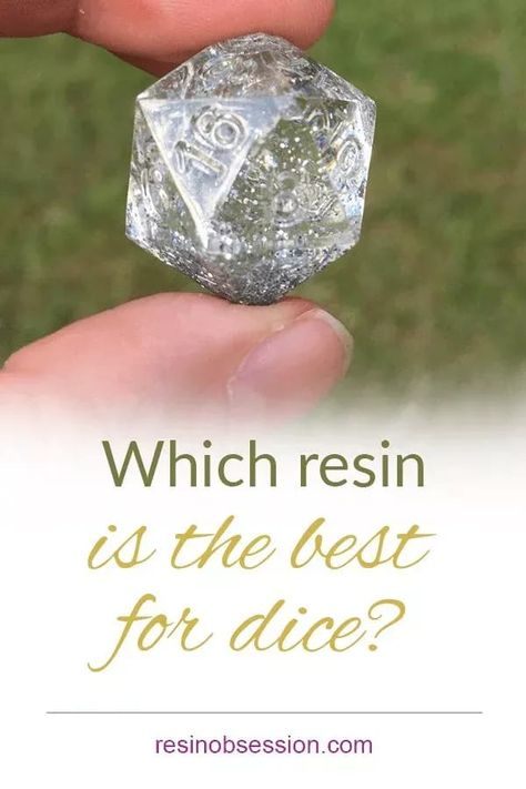 Get the details on choosing the best resin for your dice molds. Tips from a pro artist with 15 years of resin experience. Fairy Resin Crafts, How To Make Dnd Dice, How To Make Resin Dice, Resin Dice Making, Resin Dnd Dice Diy, Resin Dice Tutorial, Dnd Craft Ideas, Diy Dnd Dice, Resin Dice Ideas