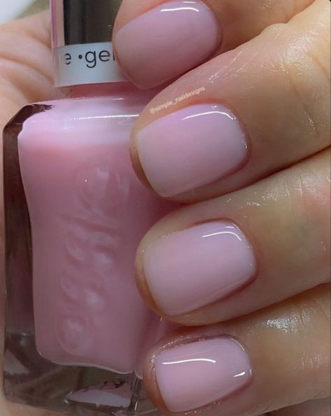 love love love this shade (linked) Milky Nails, Cross Wallpaper, Essie Gel Couture, Manicure Inspiration, Cute Gel Nails, Soft Nails, Pink Nail Polish, Pink Nail, Dream Nails