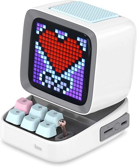 Retro Pixel Art, Led Display Board, White Speakers, Loudspeaker Enclosure, Clock Diy, Diy Led, Mini Keyboard, Pixel Art Games, Led Diy