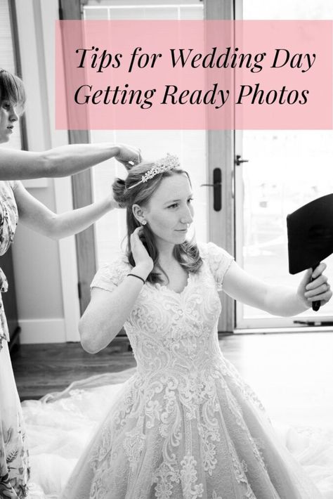 Tips for Wedding Day Getting Ready Photos | em & co photography Wedding Photos Bride Getting Ready, Wedding Photography Getting Ready The Bride, Bride Preparation Photos, Bridesmaids Getting Ready Photos, Photos Of Bride Getting Ready, Wedding Getting Ready Photos, Getting Ready Wedding Photos, Bride Prep Photos, Wedding Photography Bride Getting Ready