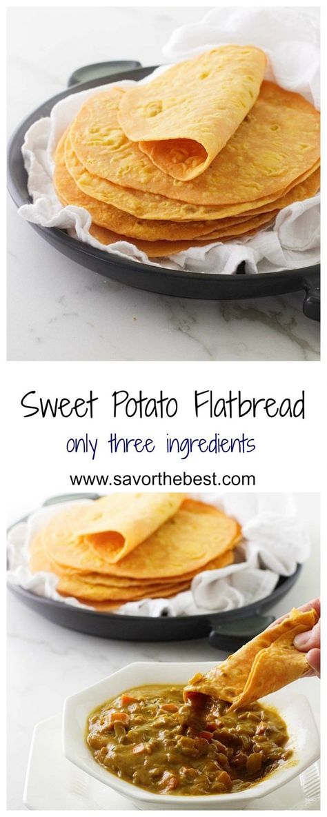 Healthy Recipes Sweet, Sweet Potato Flatbread, Paleo Muffin, Paleo Muffin Recipes, Recipes Sweet Potato, Potato Flatbread, Sprouted Wheat, Dip Vegan, Gf Flour