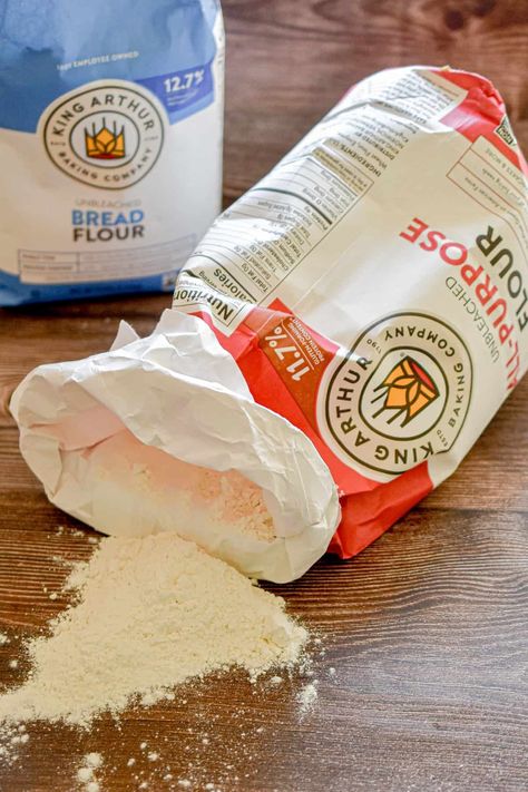 Bread Flour vs All Purpose Flour (Everything You Need to Know!) - Lynn's Way of Life What To Do With Bread Flour, Uses For Bread Flour, What Is Bread Flour, Cookies With Bread Flour, Bread Flour Vs All Purpose Flour, Recipes With Bread Flour, Bread Made With Bread Flour, Bread Flour Uses, Recipes Using Bread Flour