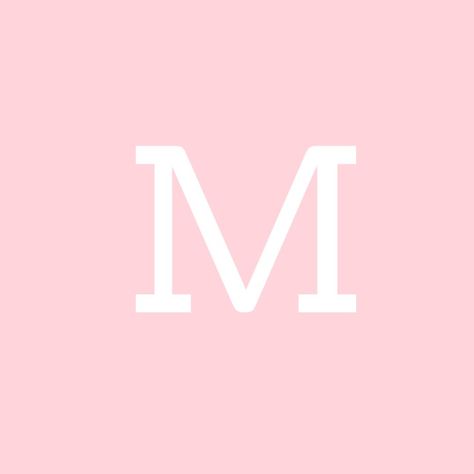 Nyc Rooms, Letter Icon, Pink Icons, M Letter, Pink Phone, Cute App, Phone Aesthetic, Pink Theme, Pink Letter