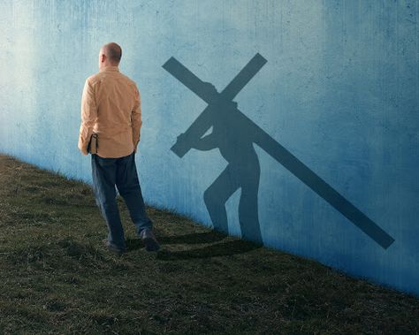 Take your c@%##! - Mark 8:34 | Finding The Missing Peace Acts 12, Bible Reflection, Daily Gospel, Gospel Reading, Luke 9, Servant Leadership, Bible Images, Christian Images, Jesus Christ Art