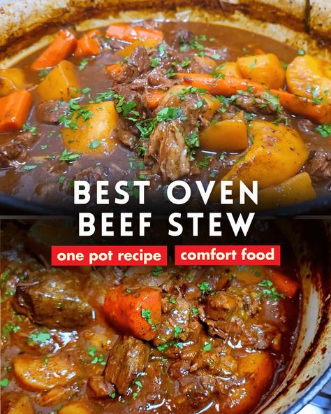 Best Oven Beef Stew Stew Beef In Oven, Things To Do With Beef Stew Meat, Beef Vegetable Stew Crockpot, Beef Stew Baked In Oven, Lean Stew Meat Recipes, Tender Beef Stew Meat, Stew Meat Recipes In Oven, Low Cal Beef Stew, Beef Stew Oven Recipes