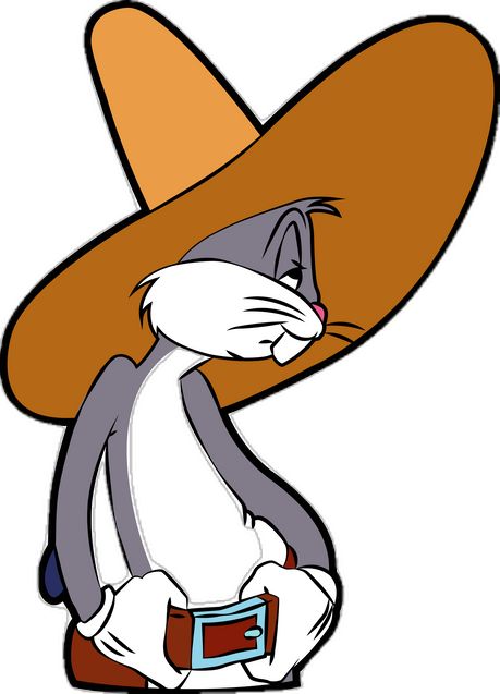 Bugs Bunny Cartoons, Real Cowboys, Looney Tunes Bugs Bunny, Chrome Web, Big Hat, The Cartoon, Cartoon Stickers, Bugs Bunny, Wide Belt