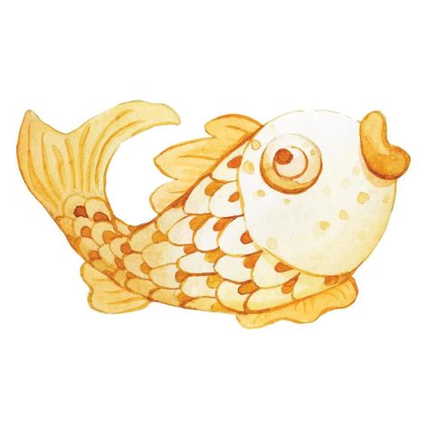 Golden Fish Drawing, Carp Drawing, Drawing Japanese, Fish Drawing, Golden Fish, Fish Drawings, Watercolor Drawing, Fish Art, Carp