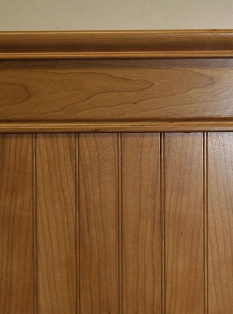 Hardwood, Stain-grade Beadboard I Elite Trimworks Modern Wainscoting Ideas, Rustic Wainscoting, Waynes Coating, Wooden Panel Wall, Panel Wainscoting, Wainscoting Kits, Wood Wainscoting, Wall Decorating Ideas, Beadboard Paneling