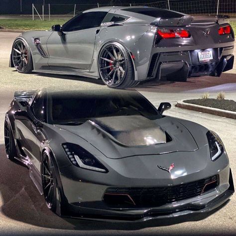 Corvette Zr1 Black, Zr1 Corvette, Zo6 Corvette, Custom Corvette, Corvette C7 Z06, Chevy Corvette Z06, Corvette Race Car, C7 Z06, C7 Stingray