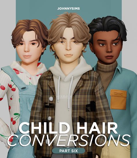 Sims Child Hair, Sims 4 Child Boy Cc, Sims 4 Male Child Cc, The Sims 4 Kids, Ts4 Hair, Mods Sims 4, Sims 4 Hair Male, Eaten Alive, Kids Maxi