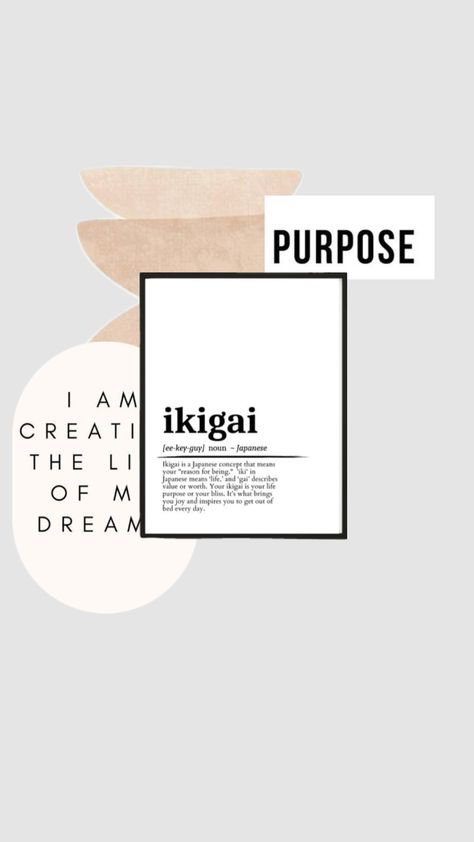 Find your Ikigai #ikigai #life #minimalist #wallpaper Ikigai Wallpaper, Minimalist Wallpaper, Getting Out Of Bed, Meant To Be, Finding Yourself, Bring It On