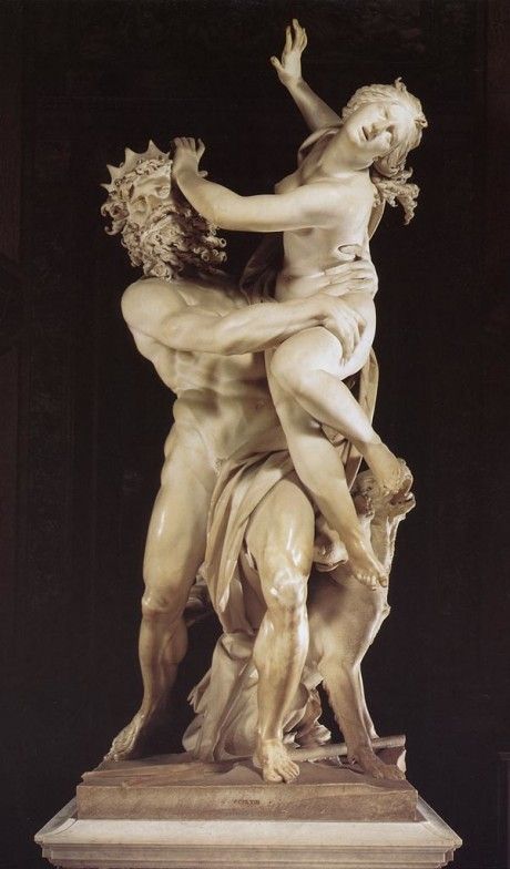 Bernini Sculpture, Baroque Sculpture, Gian Lorenzo Bernini, Art Baroque, Lorenzo Bernini, Hades And Persephone, Marble Statues, Caravaggio, Sculpture Installation