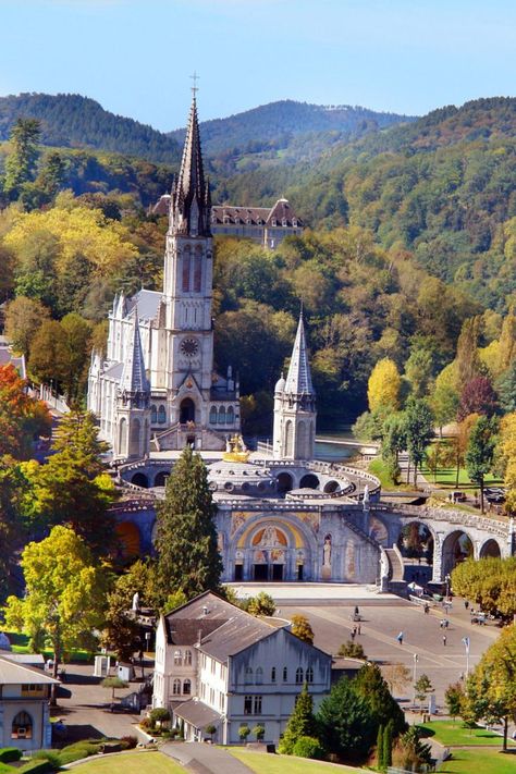 Lourdes France, Dream Honeymoon, Post Grad, Travel Tours, Wedding Website, Safe Place, Pilgrimage, Art And Architecture, Beautiful World