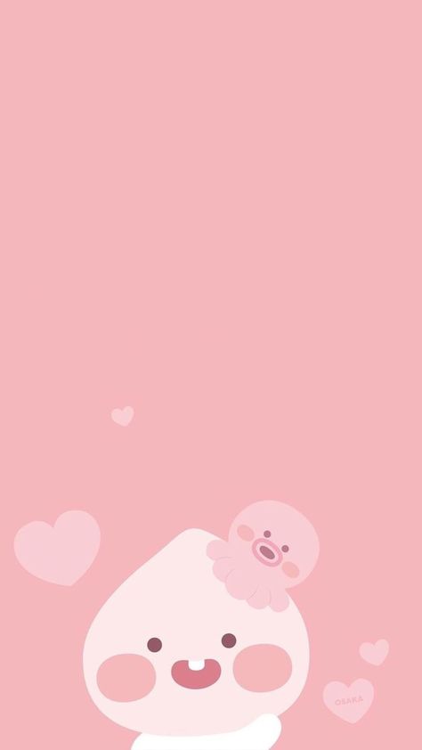 Kakao Talk Wallpaper, Cute Pink Wallpaper, Apeach Kakao, Pink Wallpaper Kawaii, Iphone Wallpaper Stars, Wallpaper Tumblr Lockscreen, Peach Wallpaper, Computer Wallpaper Desktop Wallpapers, Iphone Wallpaper Kawaii