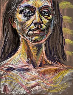 ******: FRED HATT Nikos Gyftakis, Conte Art, Fred Hatt, Portraiture Artist, Oil Pastels Painting, Portraiture Art, Crayon Drawings, Messy Art, Chalk Pastel