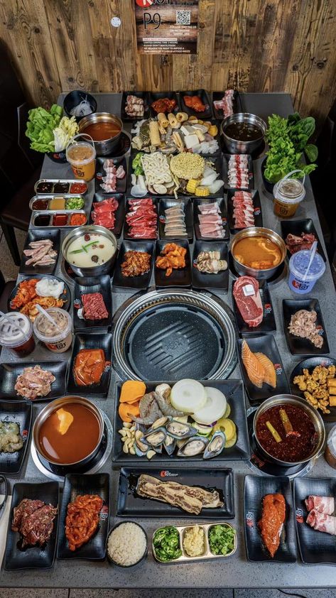 KPOT Korean BBQ & Hot Pot Korean Hot Pot Recipe, Korean Hot Pot, Korea Bbq, Hot Pot Recipe, Korean Bbq, Hot Pot, Dinner Ideas, Springs, Restaurant